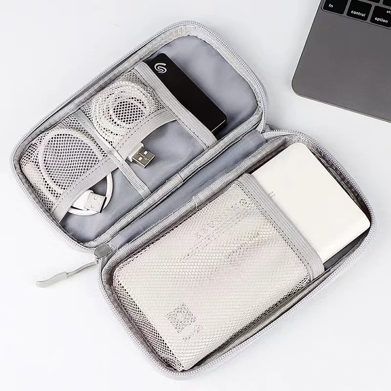 Electronics Gadgets And Accessories - ケーブル収納袋ポータブルデジタル USB ガジェット収納ポーチ防塵充電器プラグ電子オーガナイザートラベルケーブルオーガナイザー