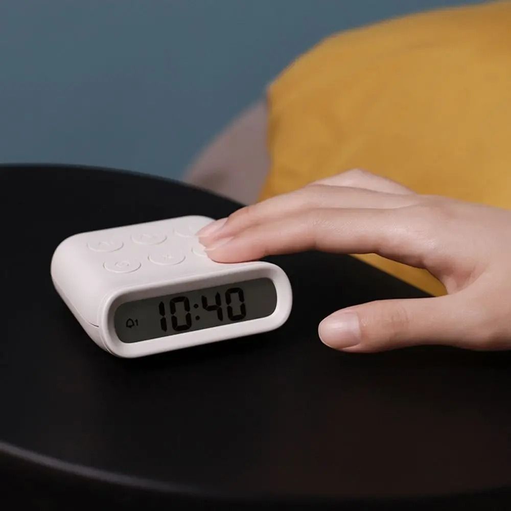 Modern Electronics Gadgets - キッチンタイマークリエイティブ小型目覚まし時計シンプルなプラスチック目覚まし時計ミニポータブル電子目覚まし時計キッチンガジェット