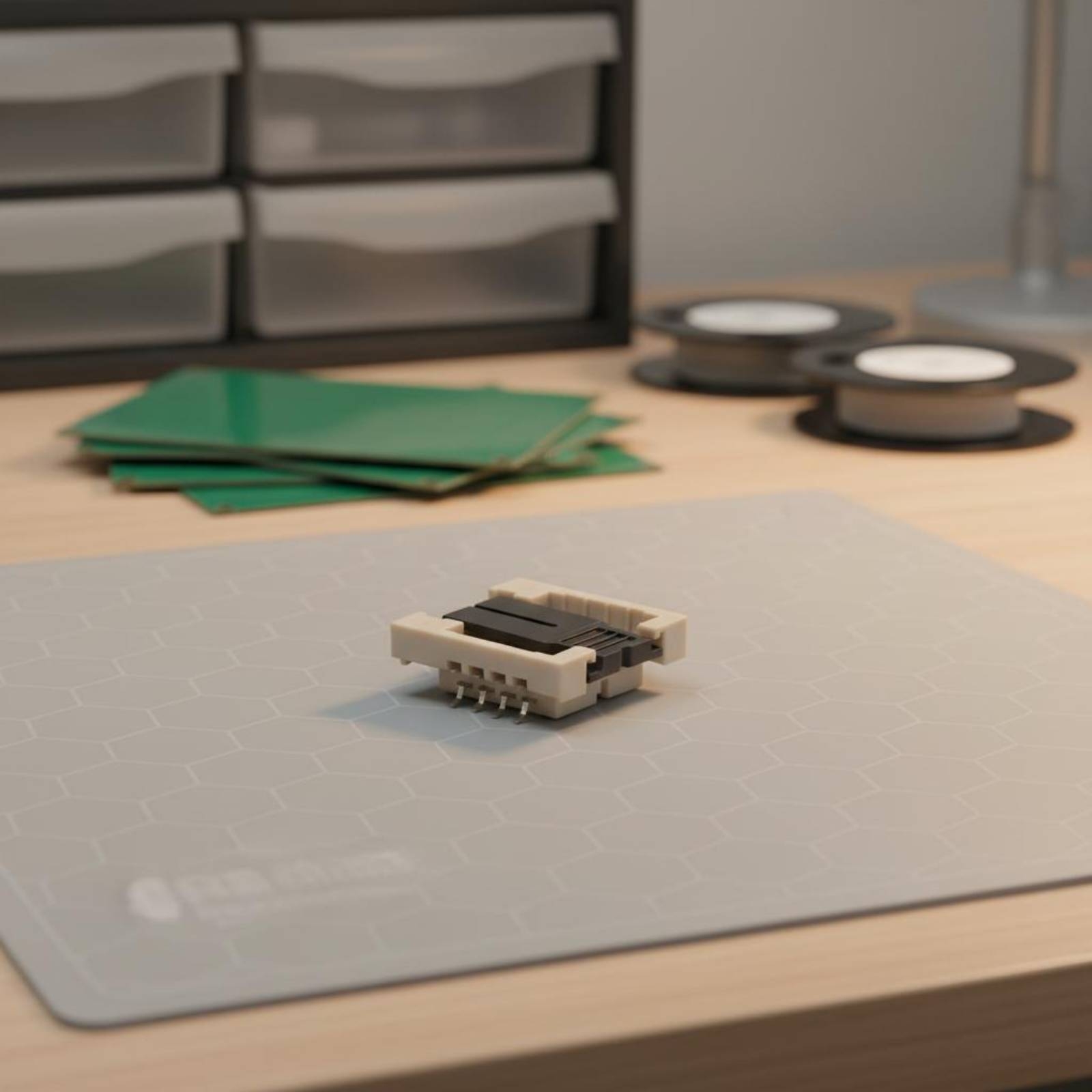 Electronics & Gadgets Starting With C - QFN8 テストソケット ヒンジ付き QFN8 コンタクトソケット 電子部品