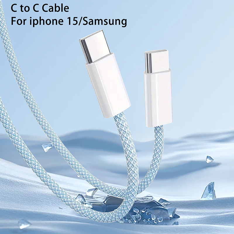 Electronics Gadgets Wholesale - タイプ C にタイプ C 60 ワット高速充電カラーケーブル