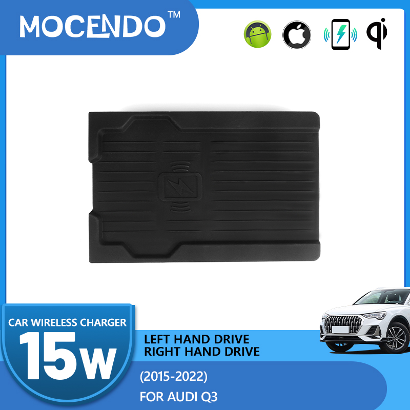 Wireless Phone Charger Pad - ワイヤレスカーチャージャー 15W 急速充電パッド アウディQ3 2016-2022 2015用