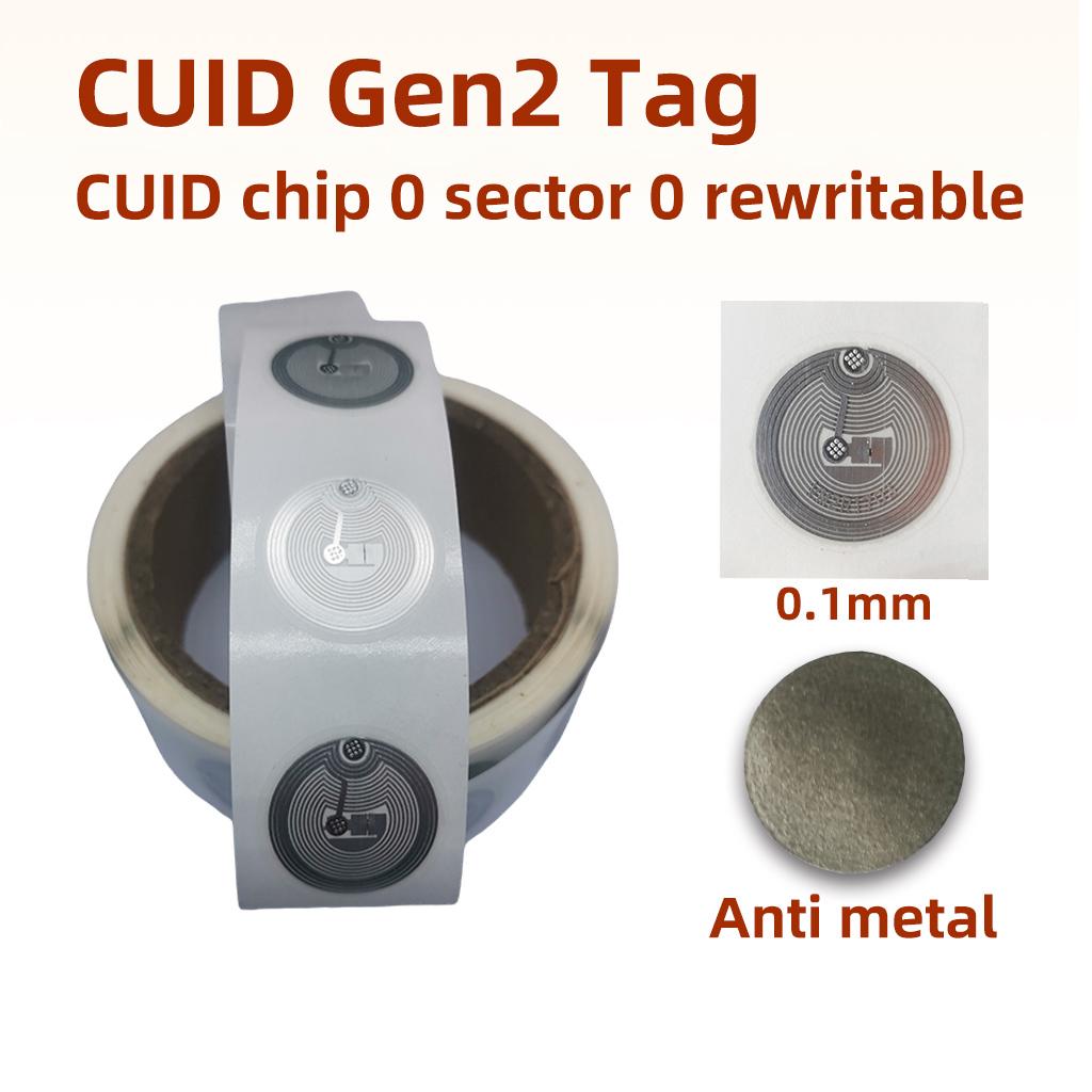 Nfc Tag Programmable - cuid ステッカー ウェット インレイ 13.56mhz CUID