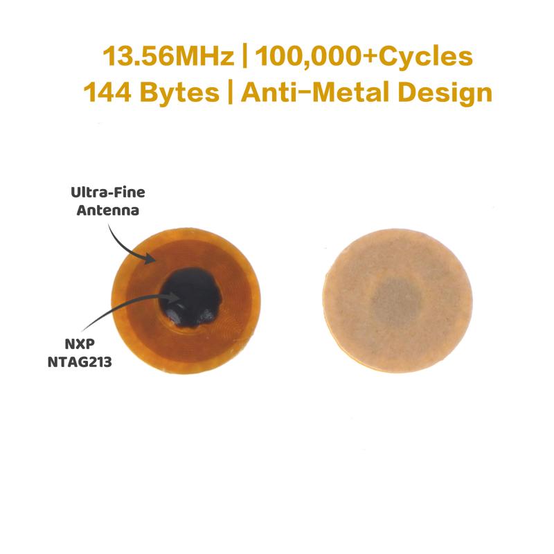Nfc Tag Programmable - NXP NTAG213 NFCタグ プログラム可能 6MM RFIDフレキシブルFPCステッカー