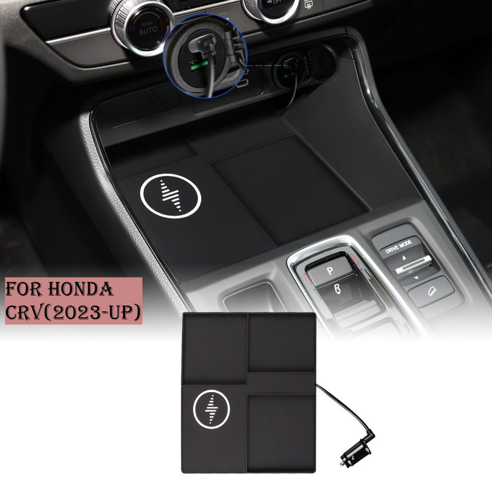 車のワイヤレス充電器パッド安定した高速充電ホンダ CRV 2 - Wireless Phone Charger Pad のレビューと価格
