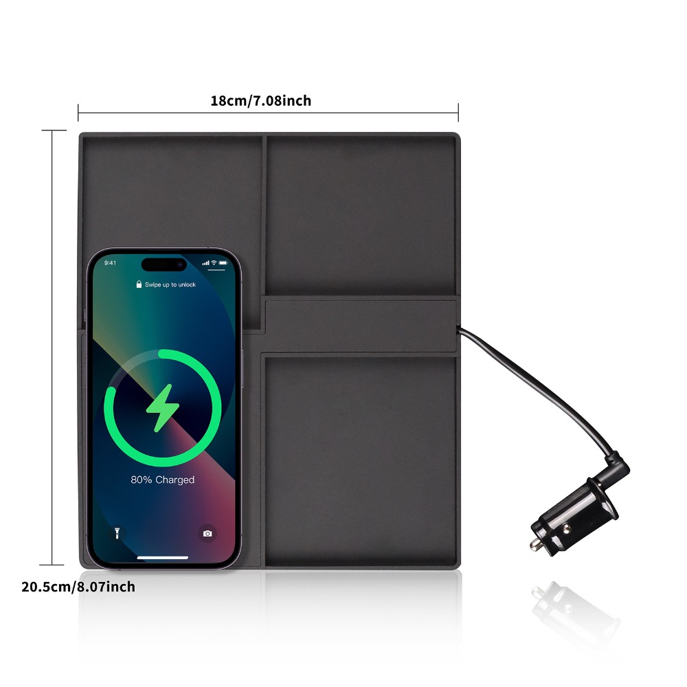 車のワイヤレス充電器パッド安定した高速充電ホンダ CRV 2 - Wireless Phone Charger Pad のレビューと価格