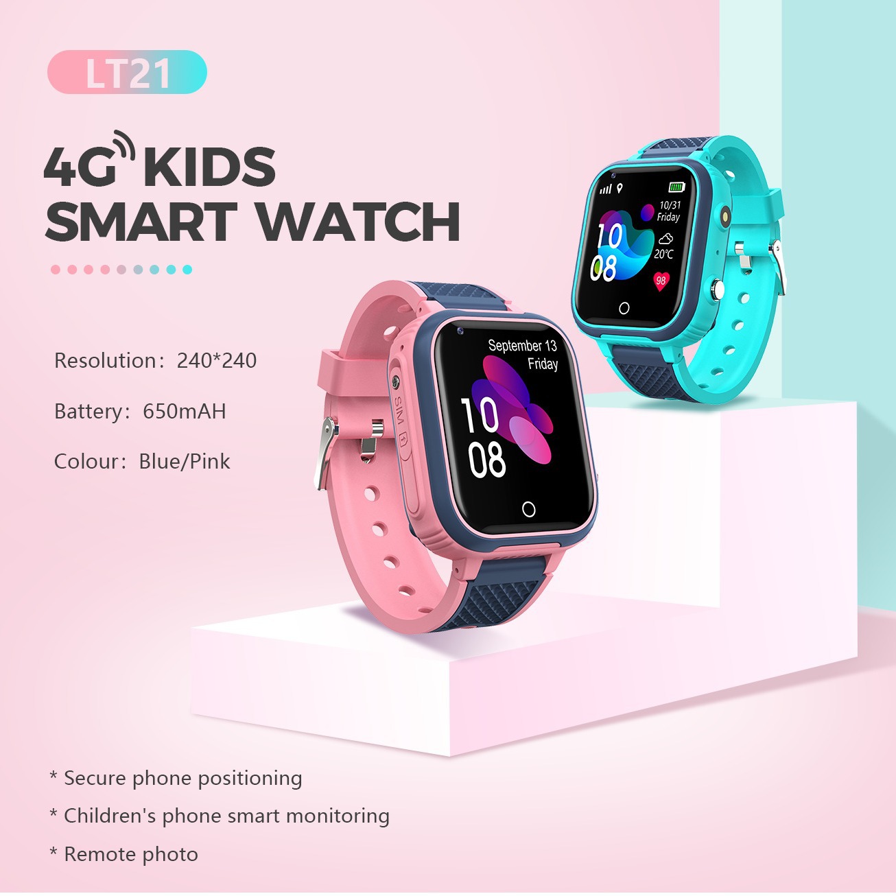 子供用スマートウォッチ カメラ モニター トラッカー 位置情 - Smart Watch Kids のレビューと価格