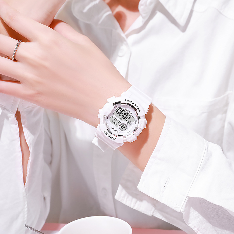 ファッションキッズ腕時計発光防水スポーツデジタル腕時計目覚ま - Smart Watch Kids のレビューと価格