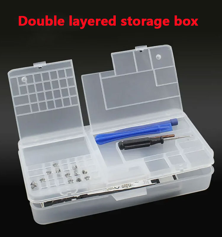 箱、電子部品、透明プラスチック収納、小ネジ付属品、工具分類グ - Electronics Gadgets And Accessories のレビューと価格