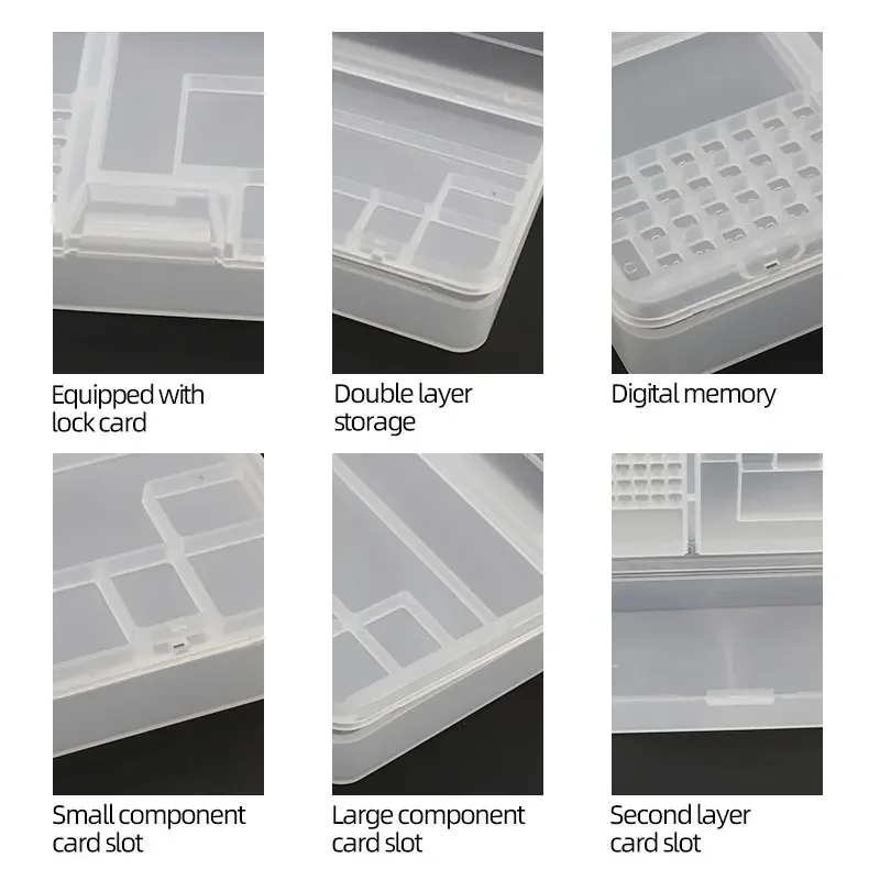 箱、電子部品、透明プラスチック収納、小ネジ付属品、工具分類グ - Electronics Gadgets And Accessories のレビューと価格
