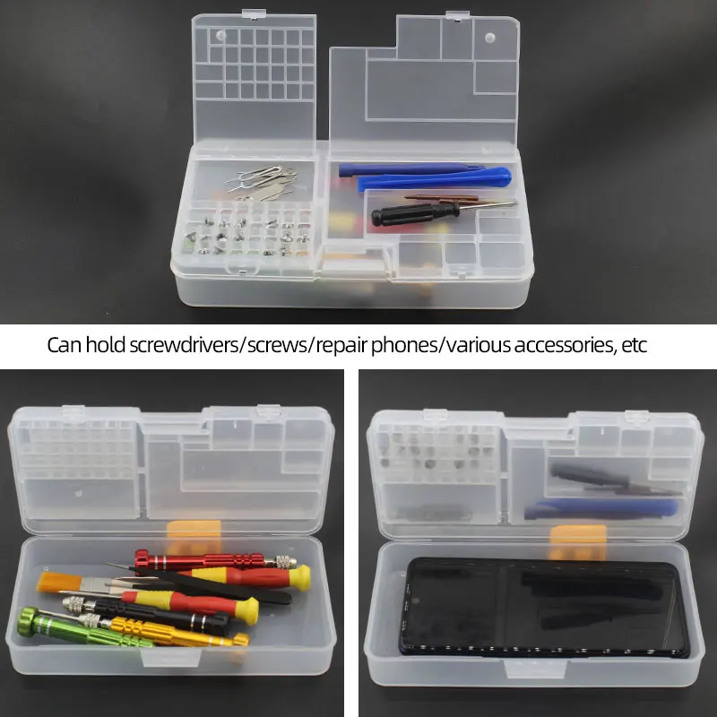 箱、電子部品、透明プラスチック収納、小ネジ付属品、工具分類グ - Electronics Gadgets And Accessories のレビューと価格