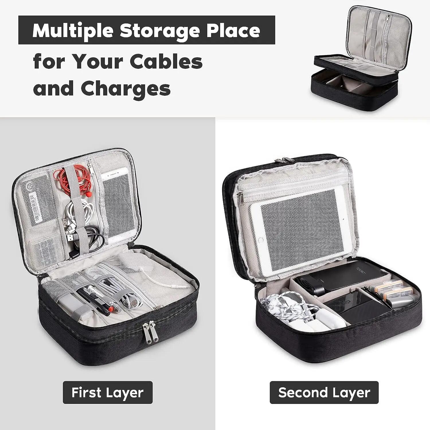 ポータブルデジタルストレージバッグ USB ガジェット防水ケ - Electronics Gadgets And Accessories のレビューと価格