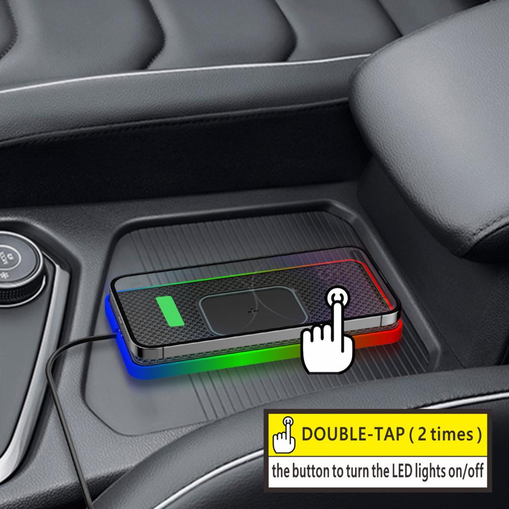 車載電話充電器 20w 急速ワイヤレス充電パッド 滑り止めベ - Wireless Phone Charger Pad のレビューと価格