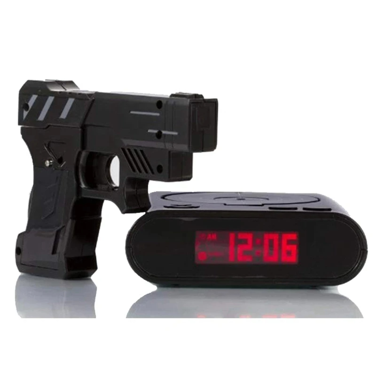 ガジェットターゲットレーザー射撃銃目覚まし時計デジタル電子卓 - Modern Electronics Gadgets のレビューと価格