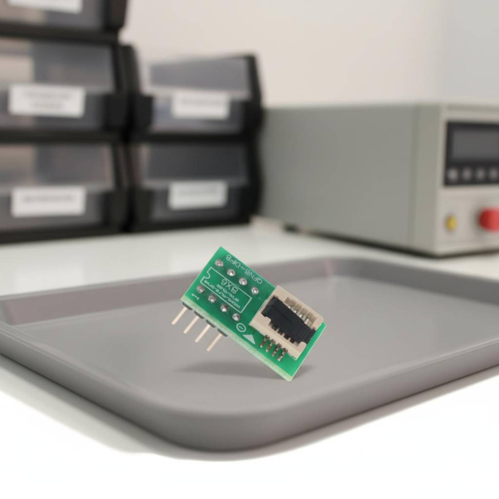 QFN8 テストソケット ヒンジ付き QFN8 コンタクトソ - Electronics & Gadgets Starting With C のレビューと価格