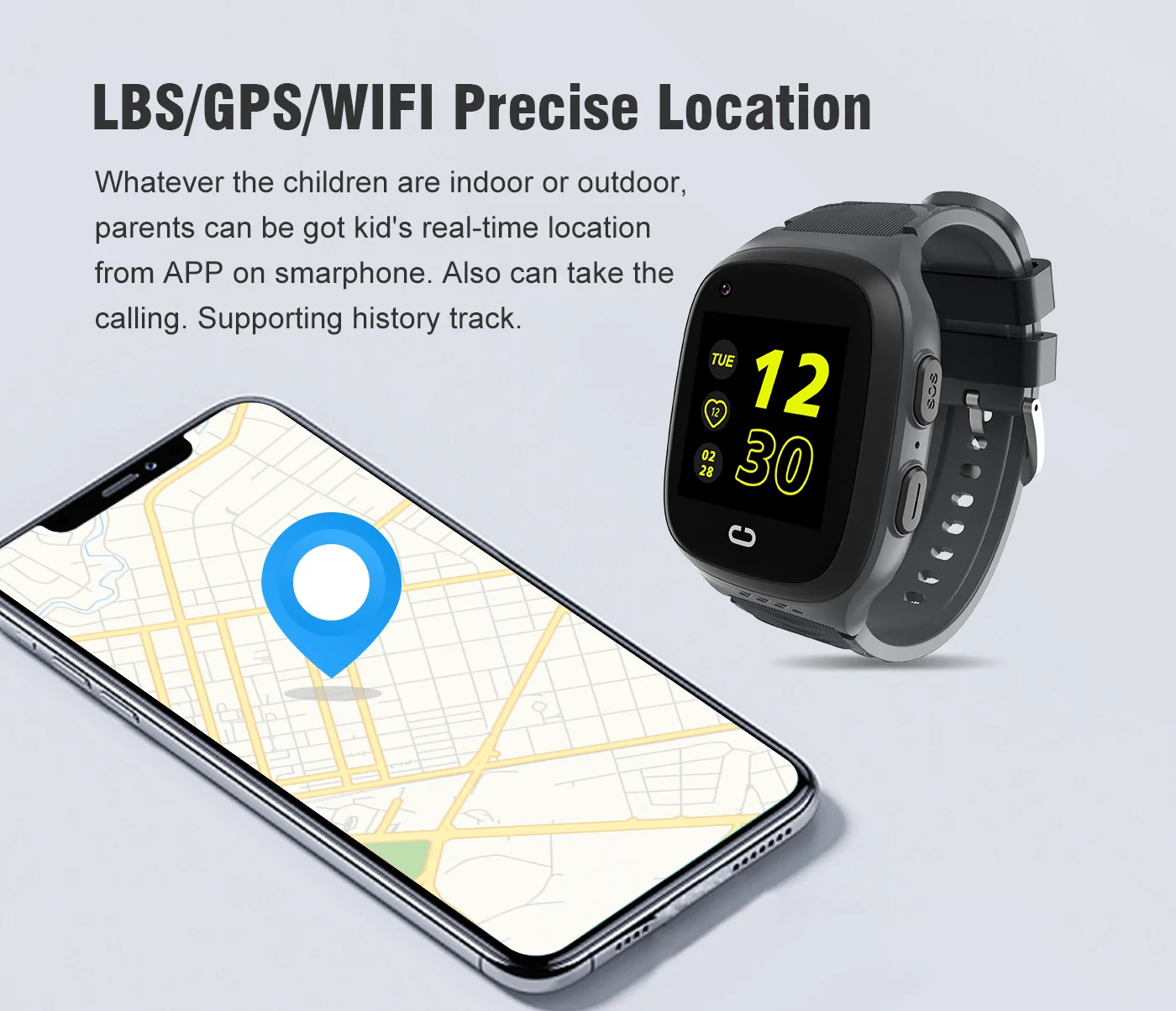 4Gキッズスマートウォッチ SOS防水 WiFi GPSビデ - Smart Watch Kids のレビューと価格