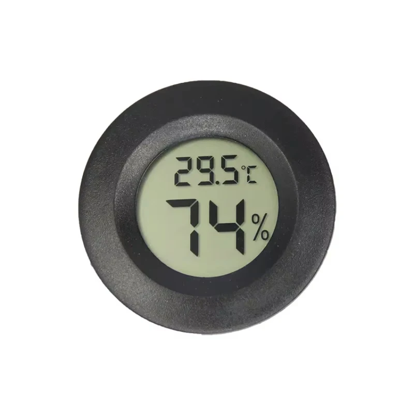 アウトドアスポーツ温度計爬虫類電子湿度計ラウンド湿度計キャン - Electronics Gadgets And Accessories のレビューと価格