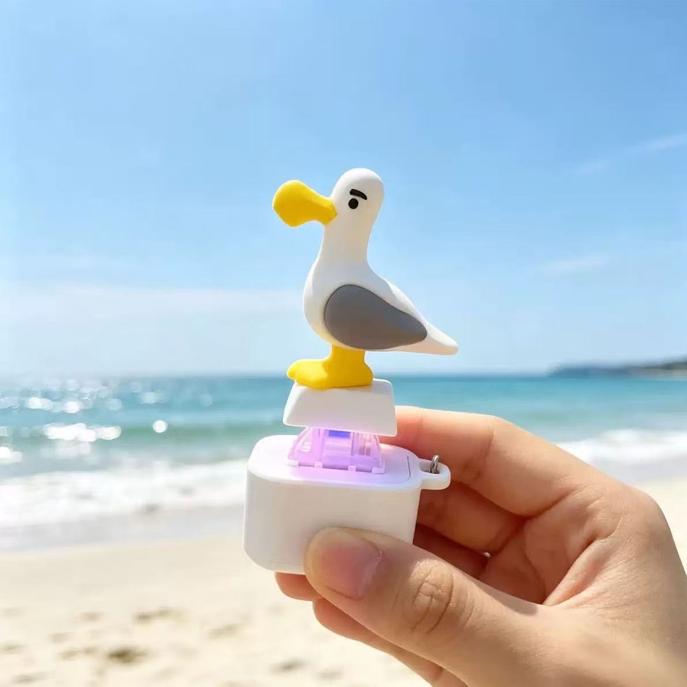 ミーンシーガルキーキャップキーホルダー発光音響ストレス解消ク - Electronics Gadgets Wholesale のレビューと価格