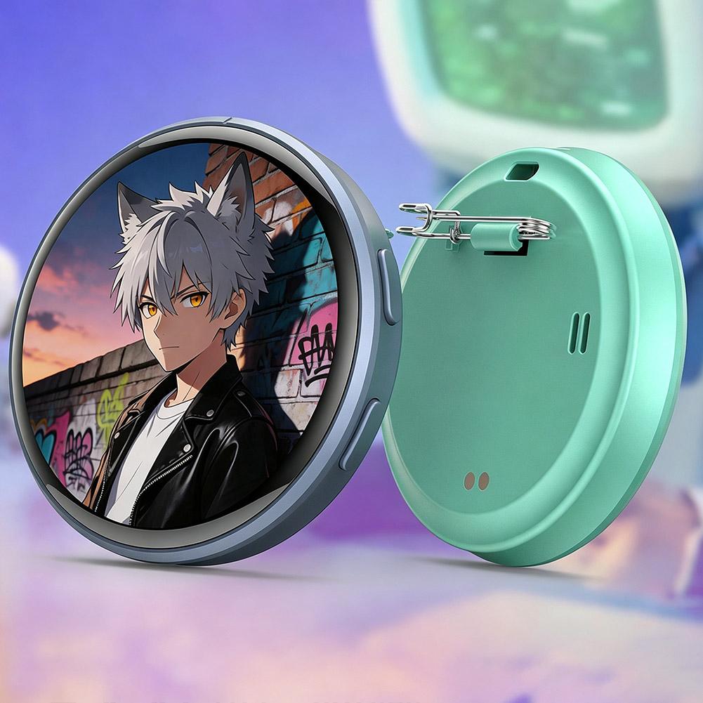 1.5 インチ IPS スクリーン電子バッジ DIY GIF - Electronics Gadgets Wholesale のレビューと価格
