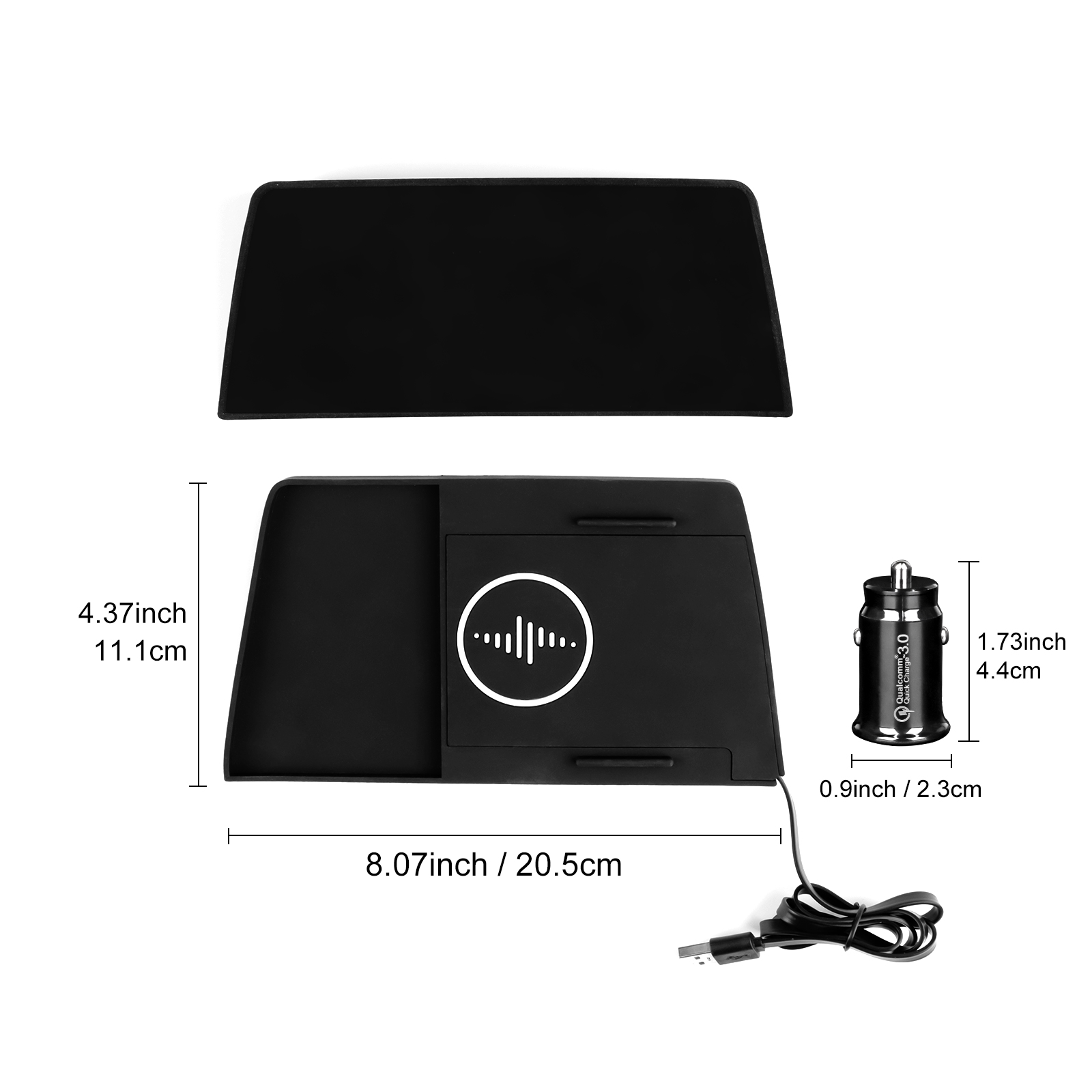 マツダ 3 アクセラ 2019-2025 車用ワイヤレス充電 - Wireless Phone Charger Pad のレビューと価格