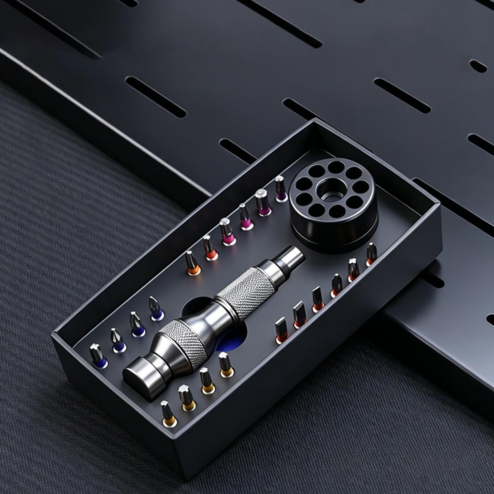 電動ドライバービット 22 個磁気ドリルチップ収納ベース付き - Electronics & Gadgets Starting With C のレビューと価格