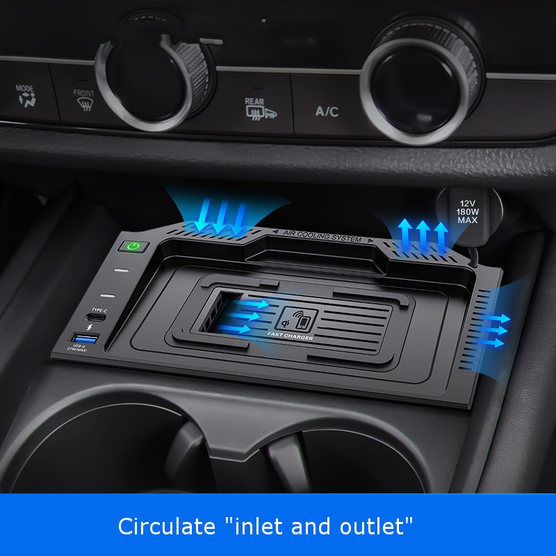 15 ワット車のワイヤレス充電器チー電話充電器高速電話充電パ - Wireless Phone Charger Pad のレビューと価格