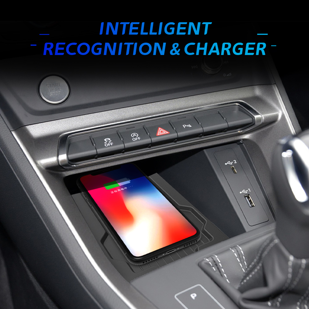 ワイヤレスカーチャージャー 15W 急速充電パッド アウディ - Wireless Phone Charger Pad のレビューと価格