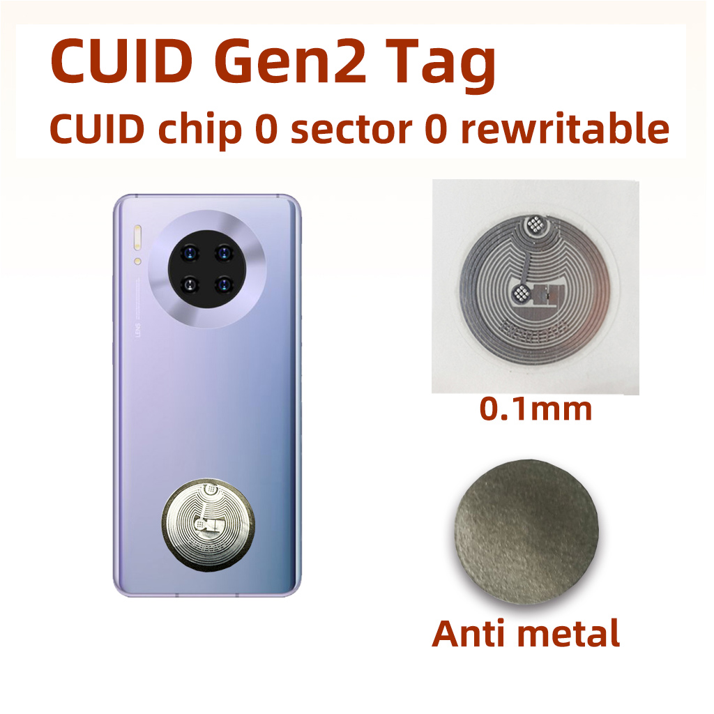 cuid ステッカー ウェット インレイ 13.56mhz  - Nfc Tag Programmable のレビューと価格