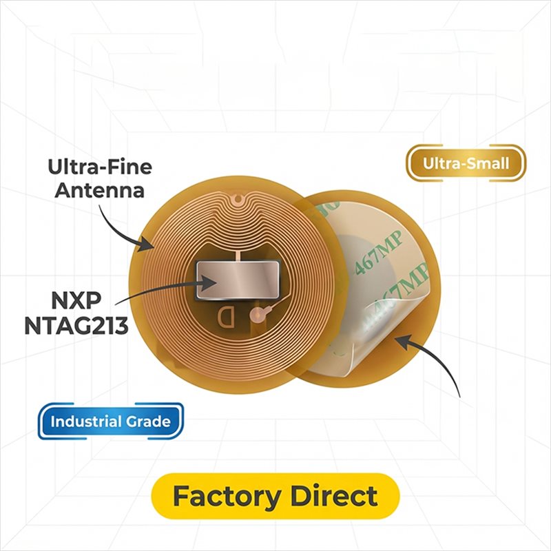 BAAE NFCタグ 直径6mm NXP NTAG213 プ - Nfc Tag Programmable のレビューと価格