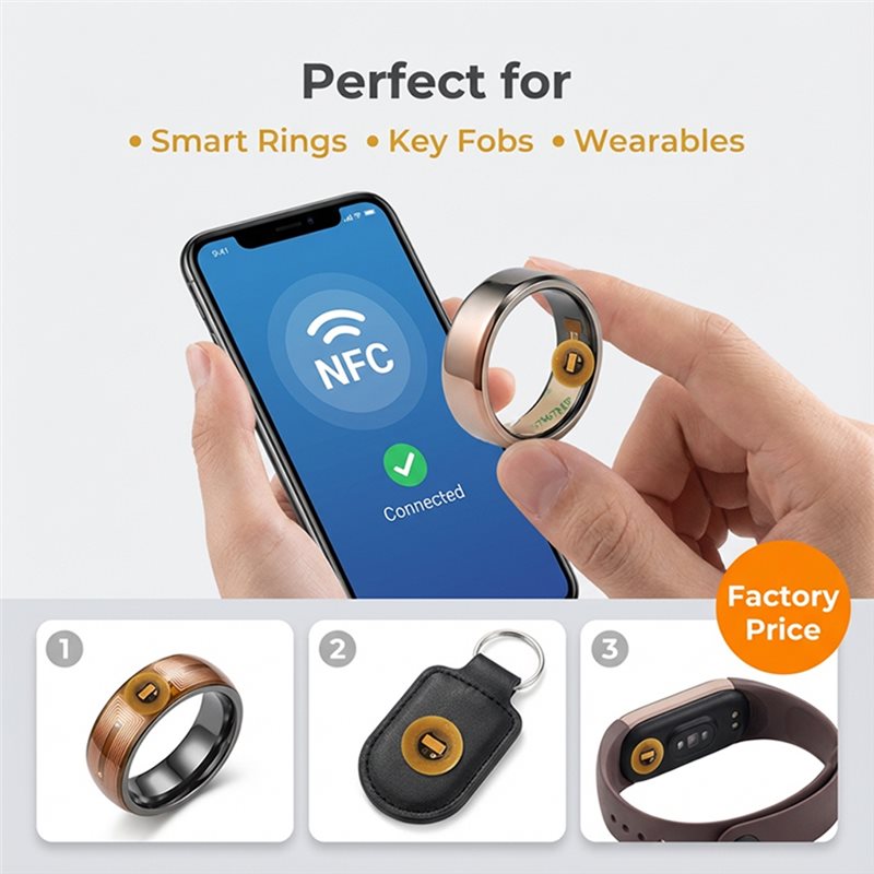 BAAE NFCタグ 直径6mm NXP NTAG213 プ - Nfc Tag Programmable のレビューと価格